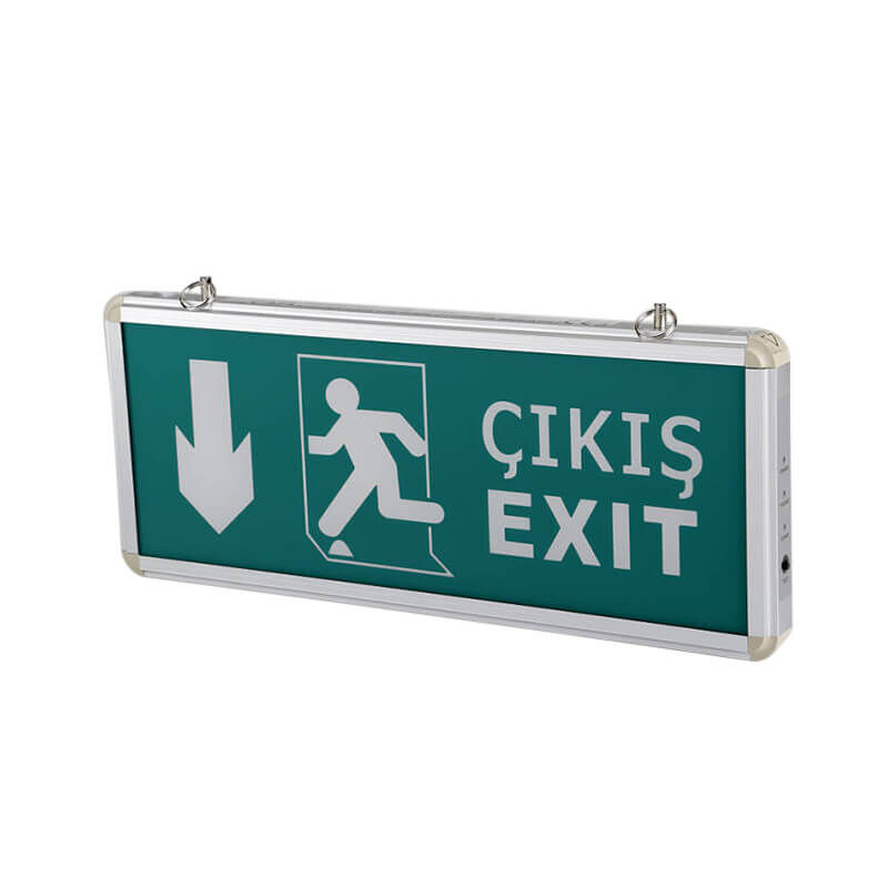 Cata Ct-9167 Exit Şarjlı Ledli Acil Çıkış Armatürü Aşağı Ok AMPUL