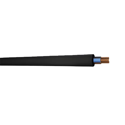 2*0,75 mm TTR Kablo Siyah (1 metre) H05VV-F NYMHY