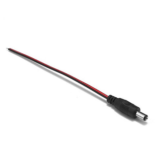 2.1mm DC Adaptor Kablosu - 0,2 Mt Tekli NYAF