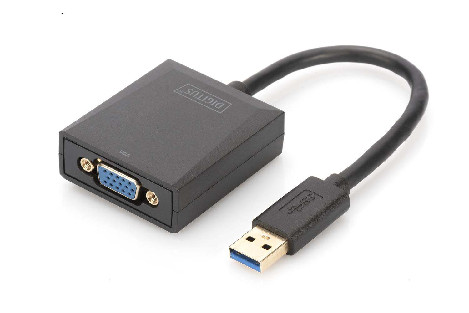 Digitus DA-70840 USB 3.0 - VGA Grafik AdaptörüGiriş: 1 x USB 3.0 USB-A 1 x VGA (HD15)