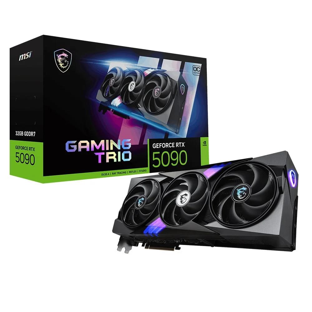 Msı GeForce RTX5090 32G GAMING TRIO OC 32 GB GDDR7 512 Bit DLSS 4 Ekran Kartı
