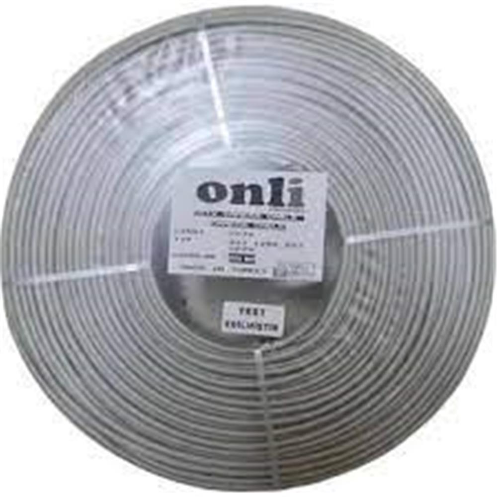 Onli 2+1 PE 1x0, 50 mini Coax 2x0, 50 mm 500 metre Dış Ortam CCA Kamera Kablosu
