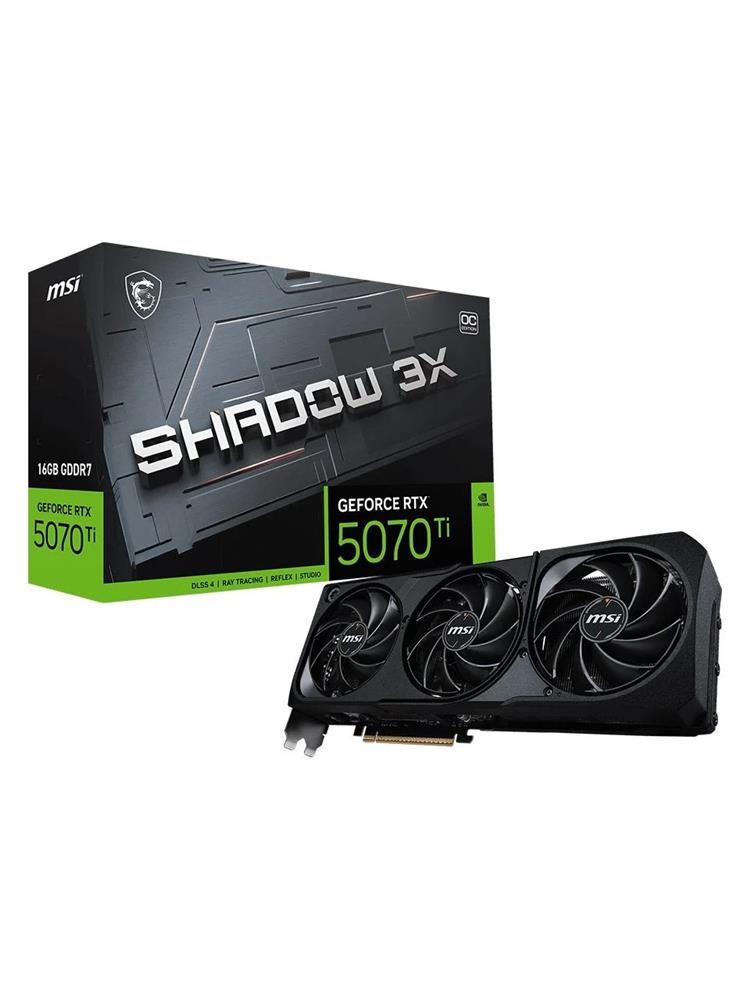 Msi GeForce RTX5070TI 16G SHADOW 3X OC RTX5070TI 1 EKRAN KARTLARI