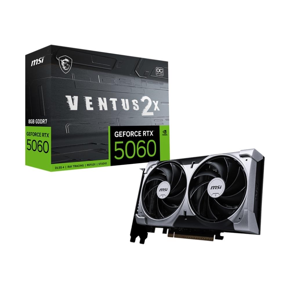 Msi GeForce RTX5060 Ventus 2X 8G OC GDDR7 128Bit G EKRAN KARTLARI