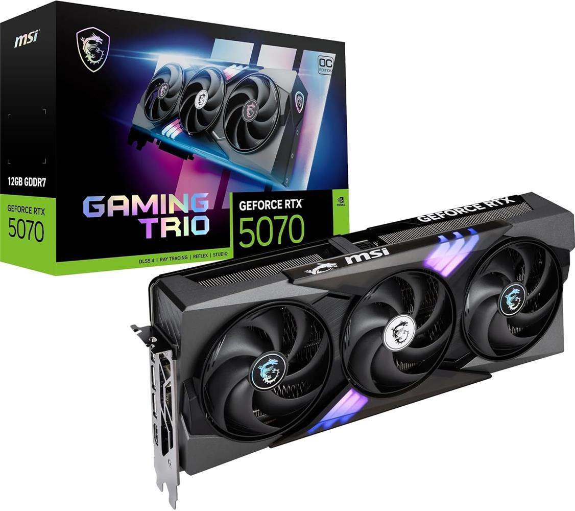 Msi GeForce RTX5070 12G Gaming Trio OC 12GB GDRR7 EKRAN KARTLARI