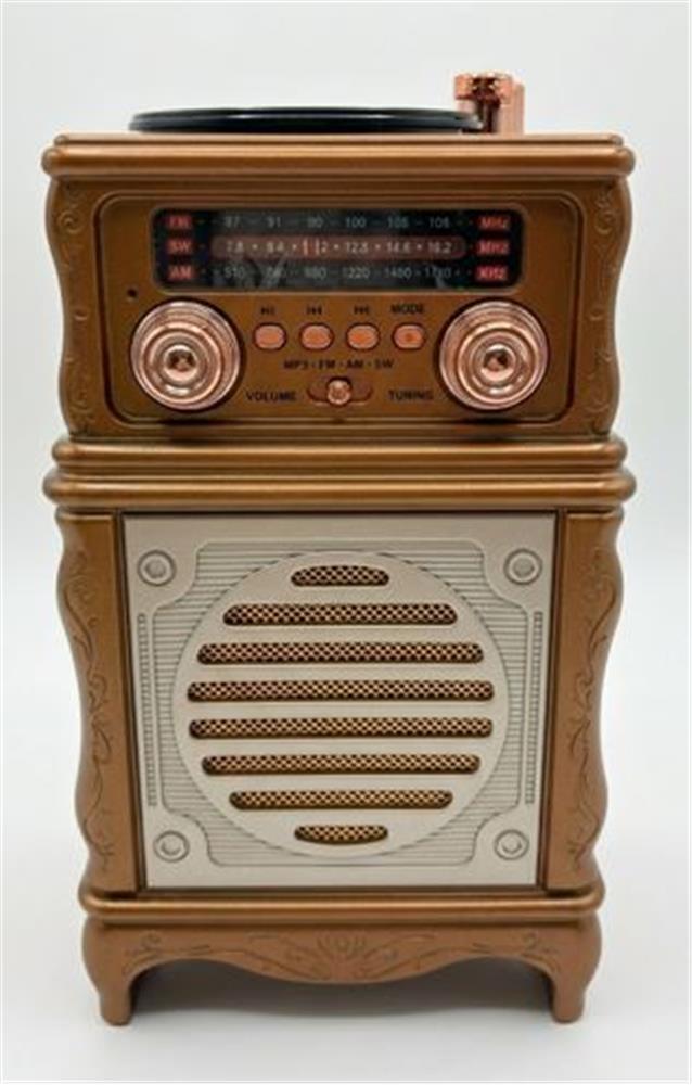 Everton Rt-381 Bluetooth Fm-Usb-Tf-Aux Şarjlı Nostaljik Radyo