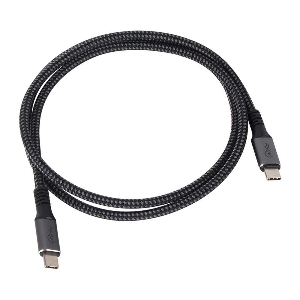 Vcom CU520M Type-C to Type-C 3m 20Gpbs (USB4) 90W 4K@60Hz Video Örgülü Şarj ve Data Kablosu